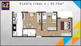 Apartamento com 2 Quartos à Venda, 40 m² em Jardim Santo Antônio - São Paulo