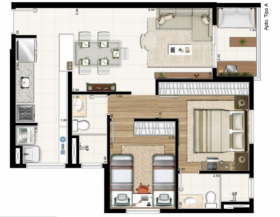 Apartamento com 2 Quartos à Venda, 58 m² em Vila Renata - Guarulhos