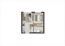 Apartamento com 1 Quarto à Venda, 1.700 m² em Vila Mariana - São Paulo