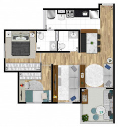Apartamento com 3 Quartos à Venda, 66 m² em Tatuapé - São Paulo