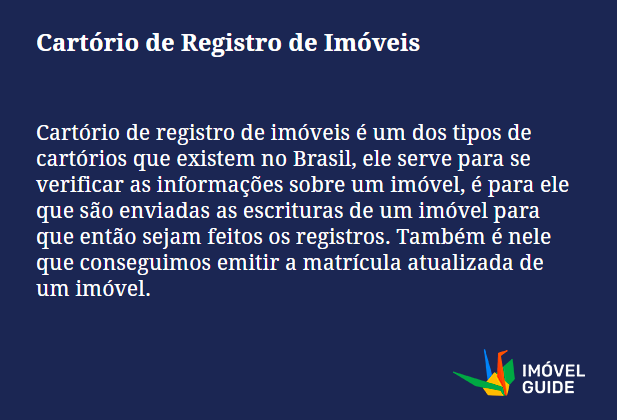 Cartório de Registro de Imóveis