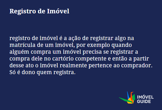 Registro de Imóvel