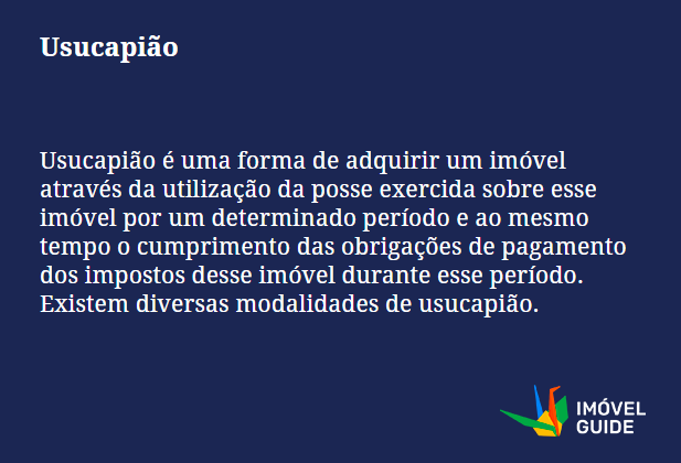 Usucapião